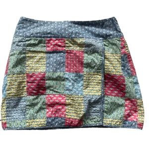 Vineyard Vines Patchwork Wrap Skirt sz 2